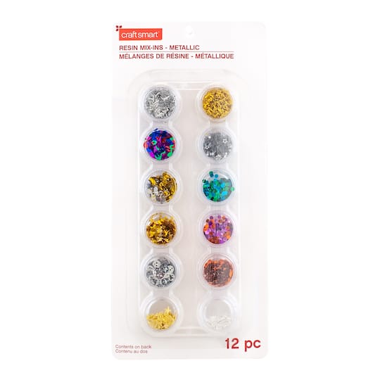 Metallic Resin Mix-Ins by Craft Smart®, 12ct.